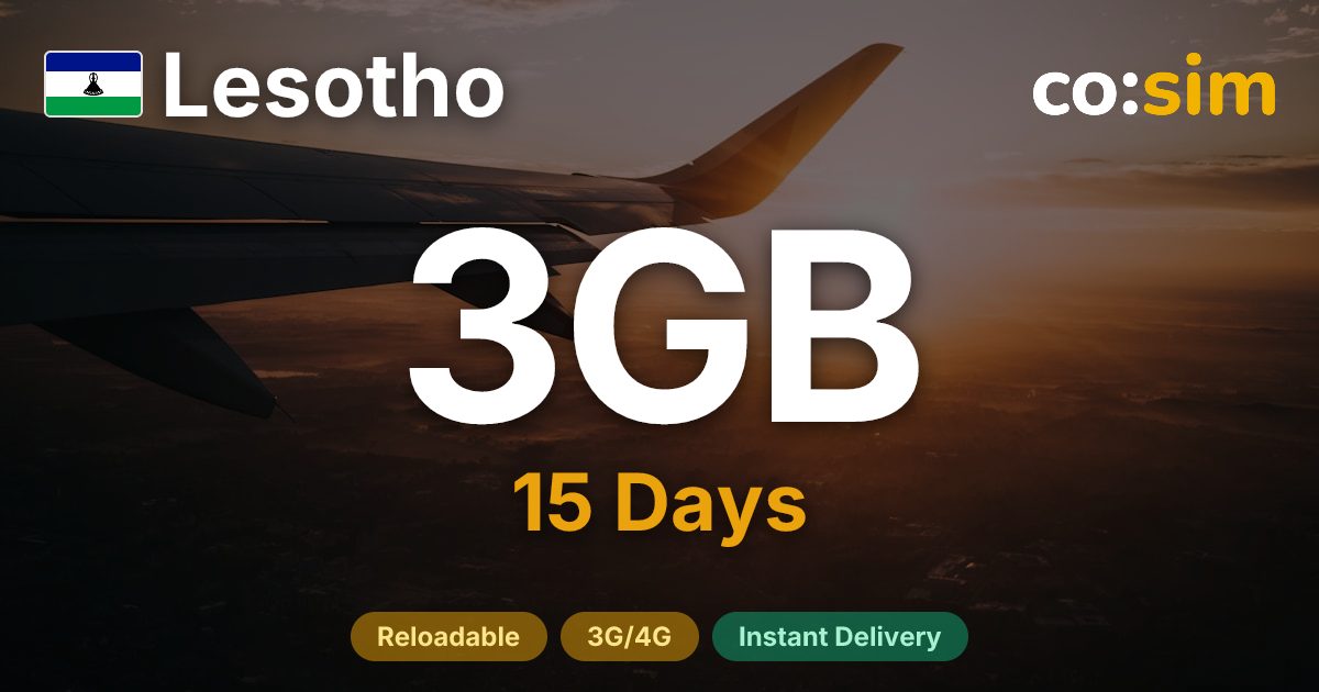 Lesotho eSIM — 3GB