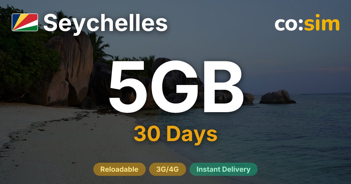 Seychelles eSIM — 5GB