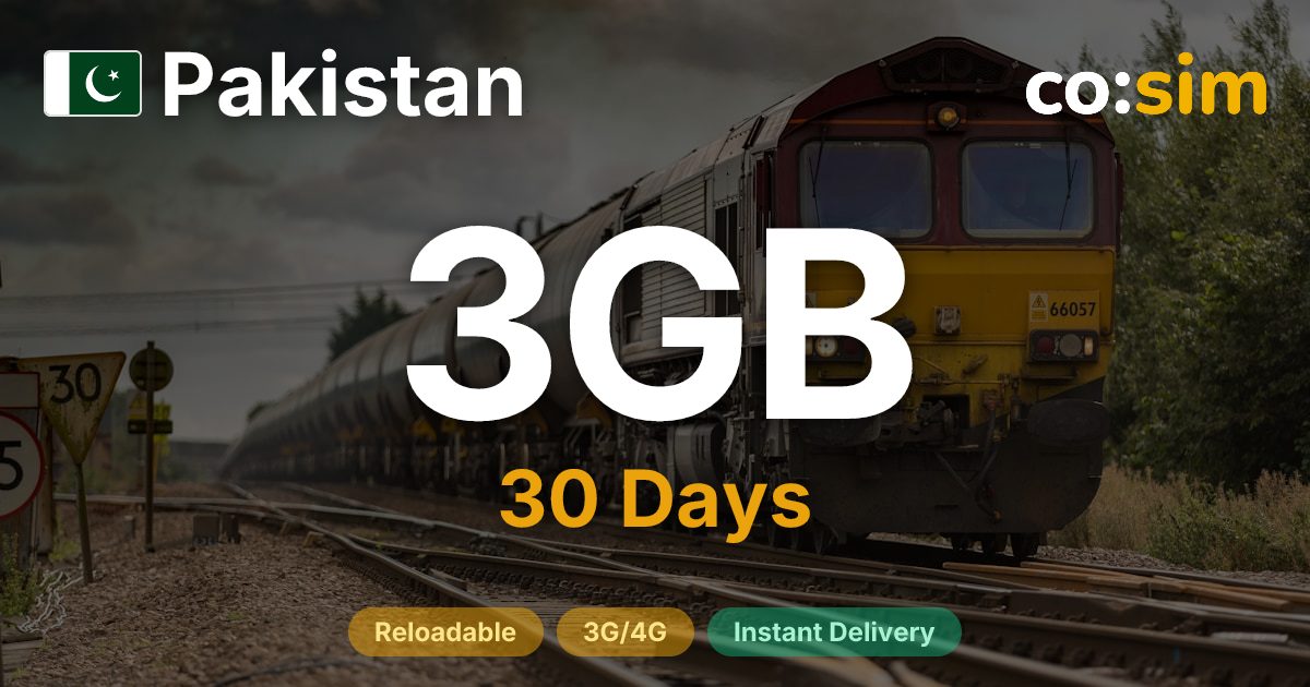 Pakistan eSIM — 3GB