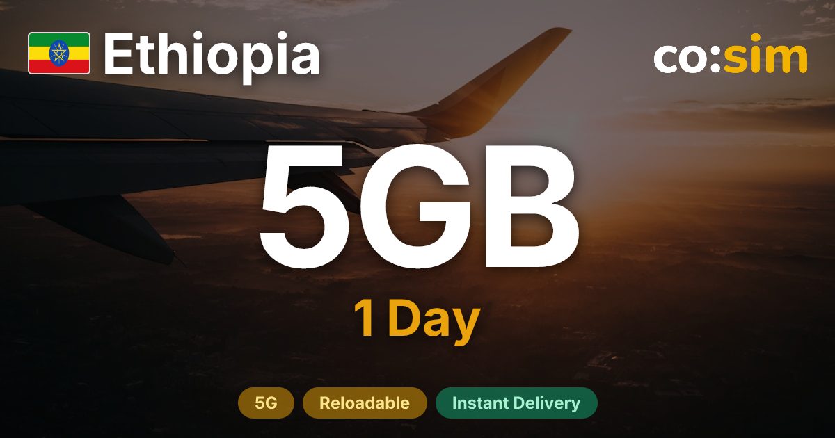 Ethiopia eSIM — 5GB+∞
