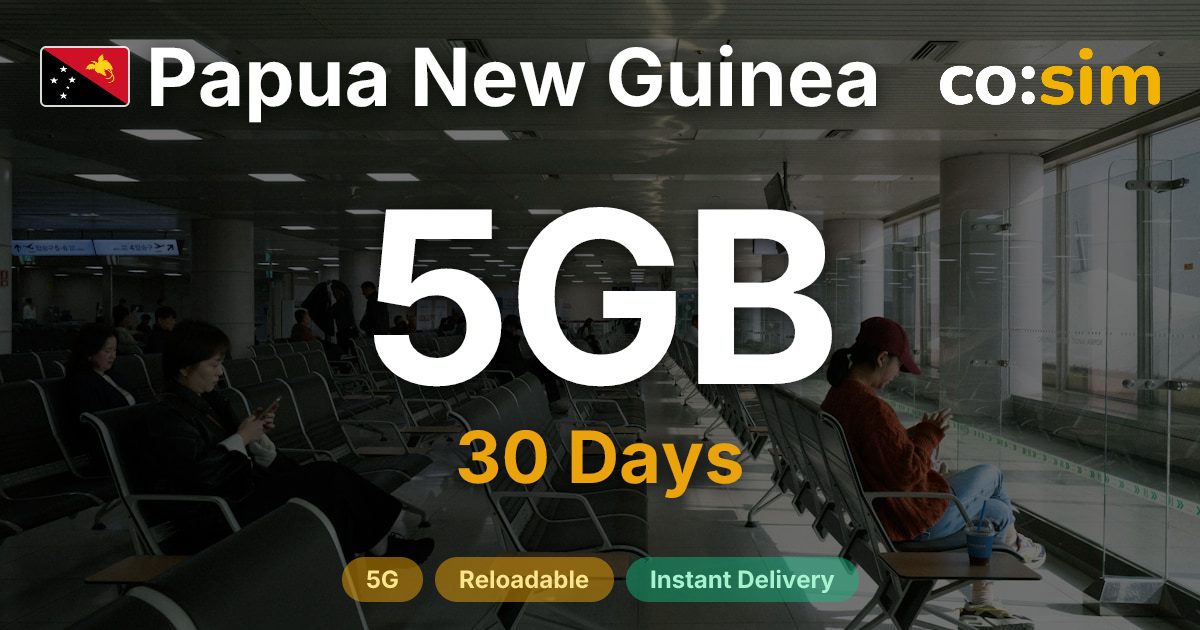 Papua New Guinea eSIM — 5GB