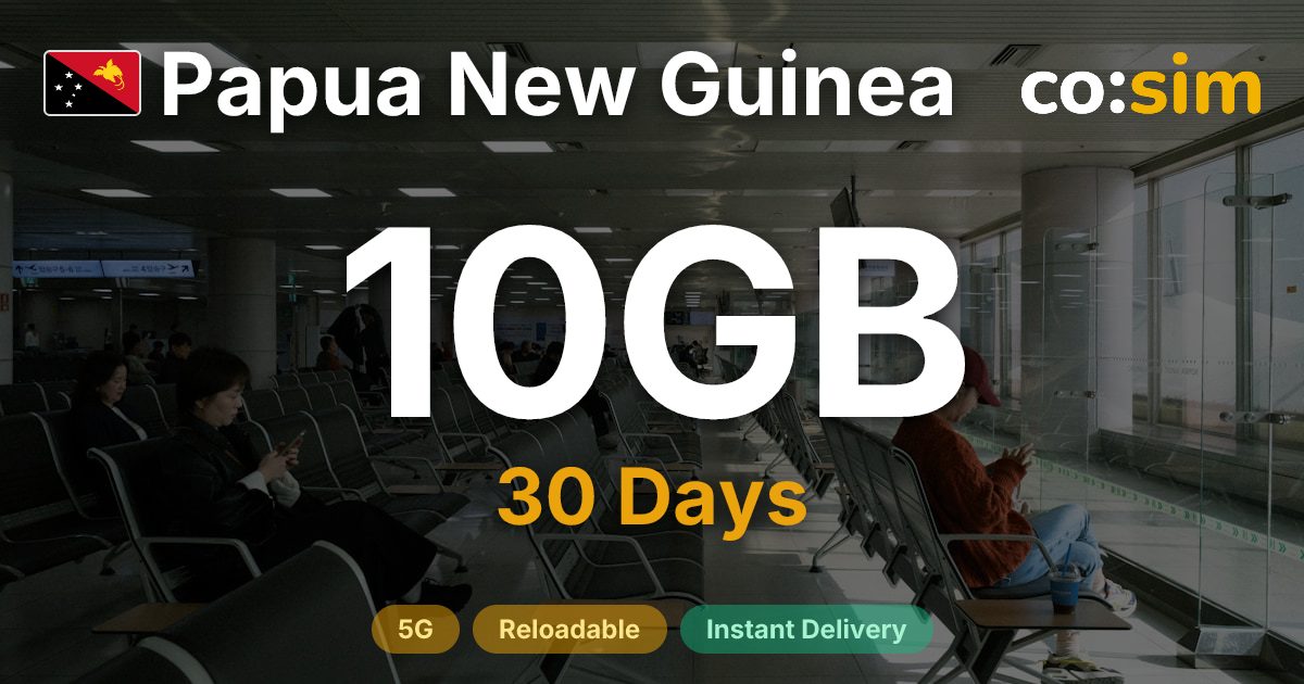 Papua New Guinea eSIM — 10GB