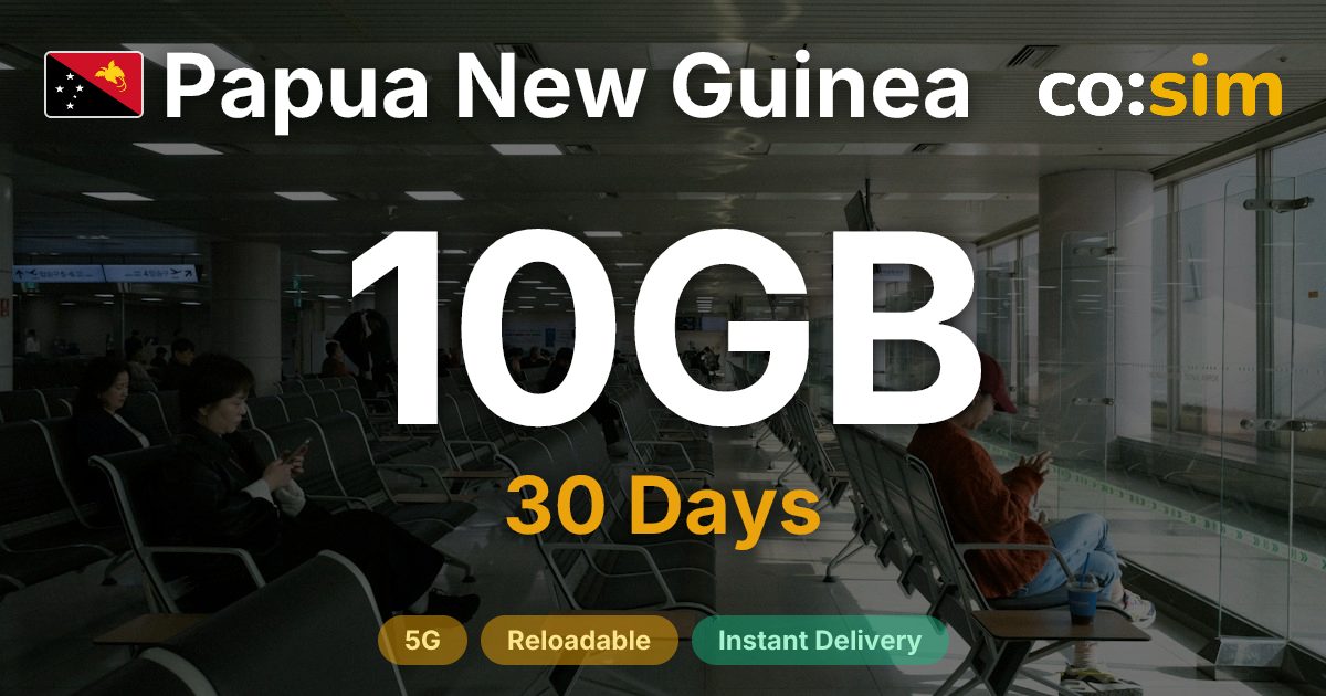 Papua New Guinea eSIM — 10GB