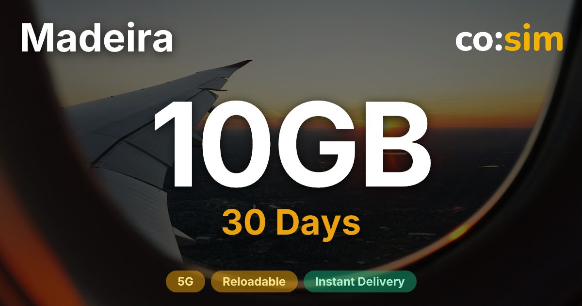 Madeira eSIM — 10GB