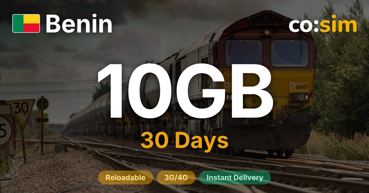 Benin eSIM — 10GB