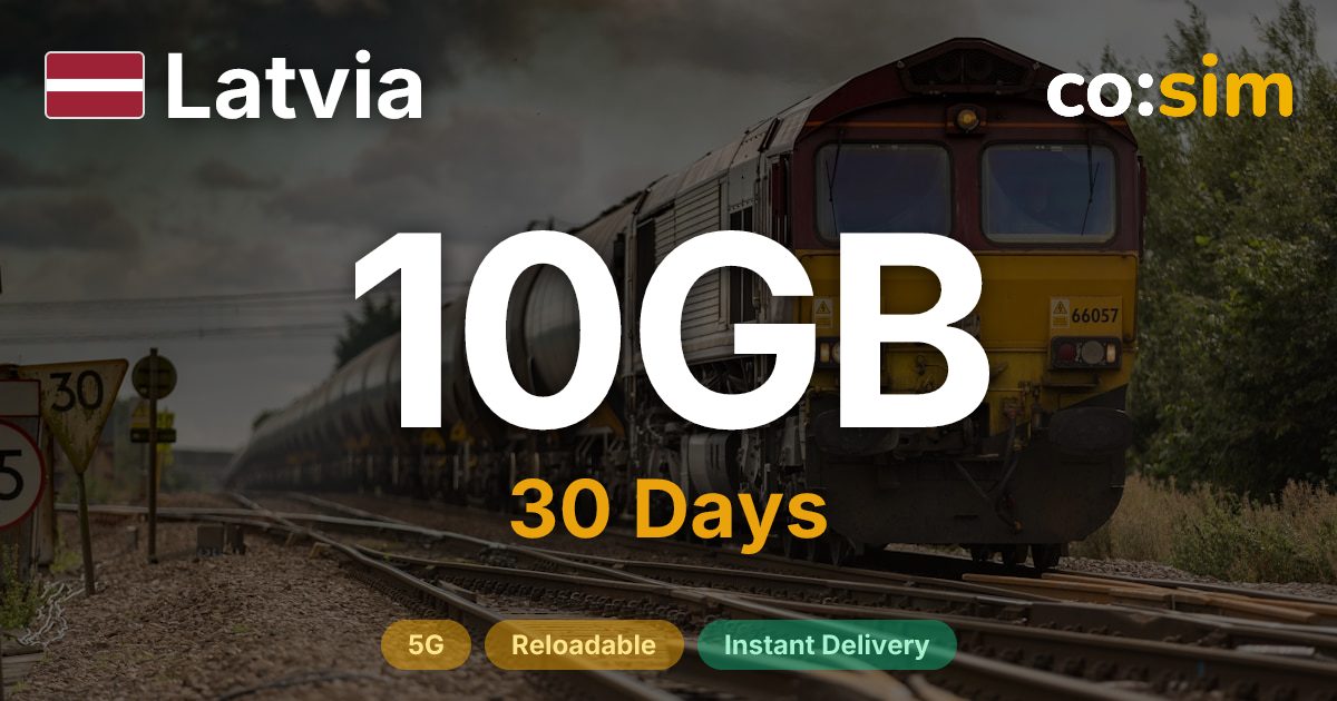 Latvia eSIM — 10GB