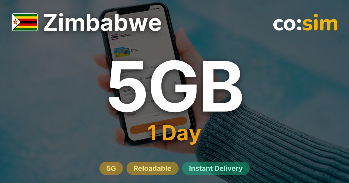 Zimbabwe eSIM — 5GB+∞