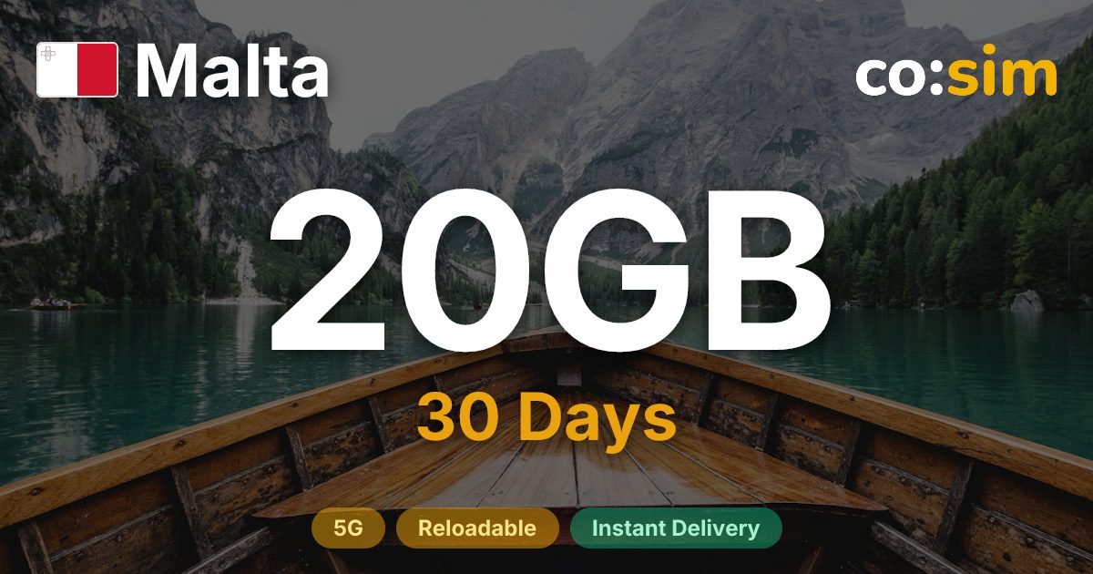 Malta eSIM — 20GB