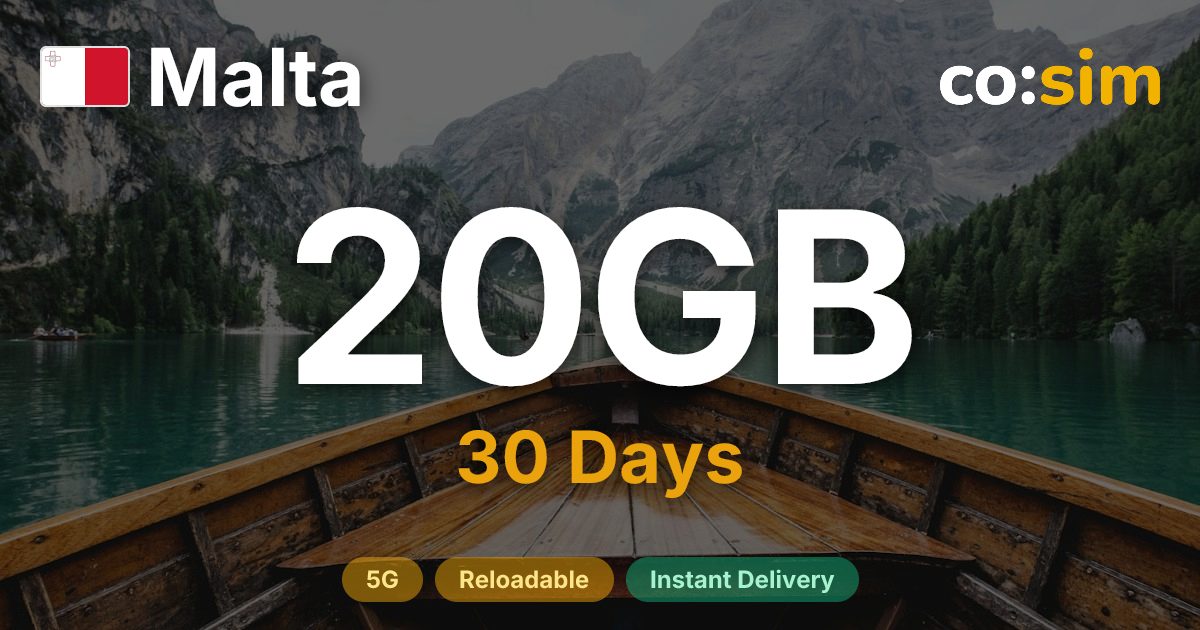 Malta eSIM — 20GB