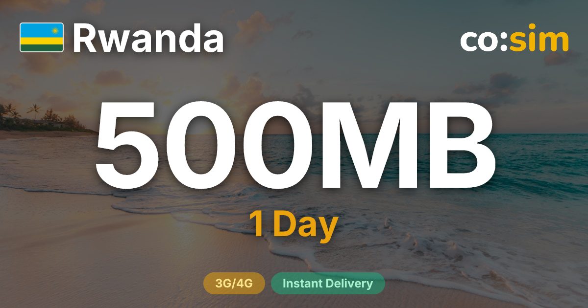 Rwanda eSIM — 500MB+∞