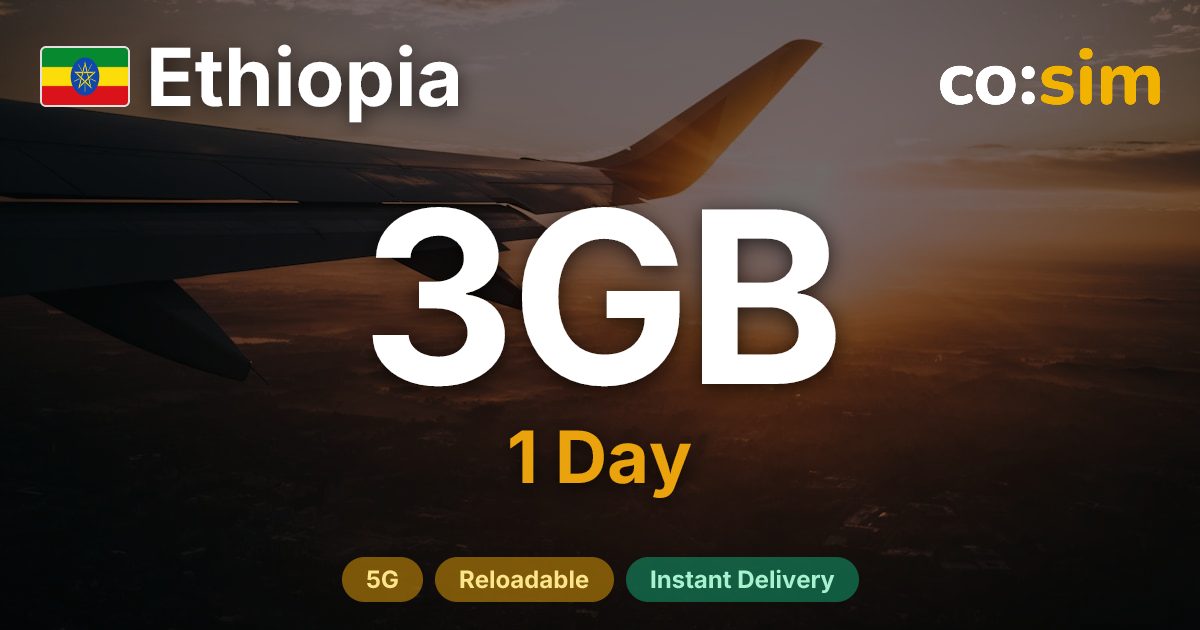 Ethiopia eSIM — 3GB+∞