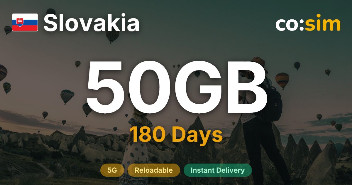 Slovakia eSIM — 50GB