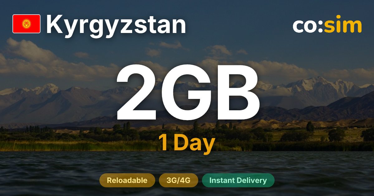 Kyrgyzstan eSIM — 2GB+∞
