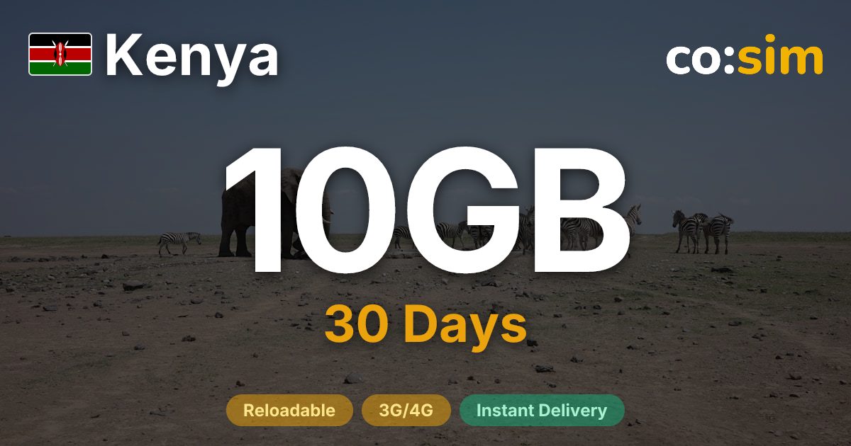 Kenya eSIM — 10GB