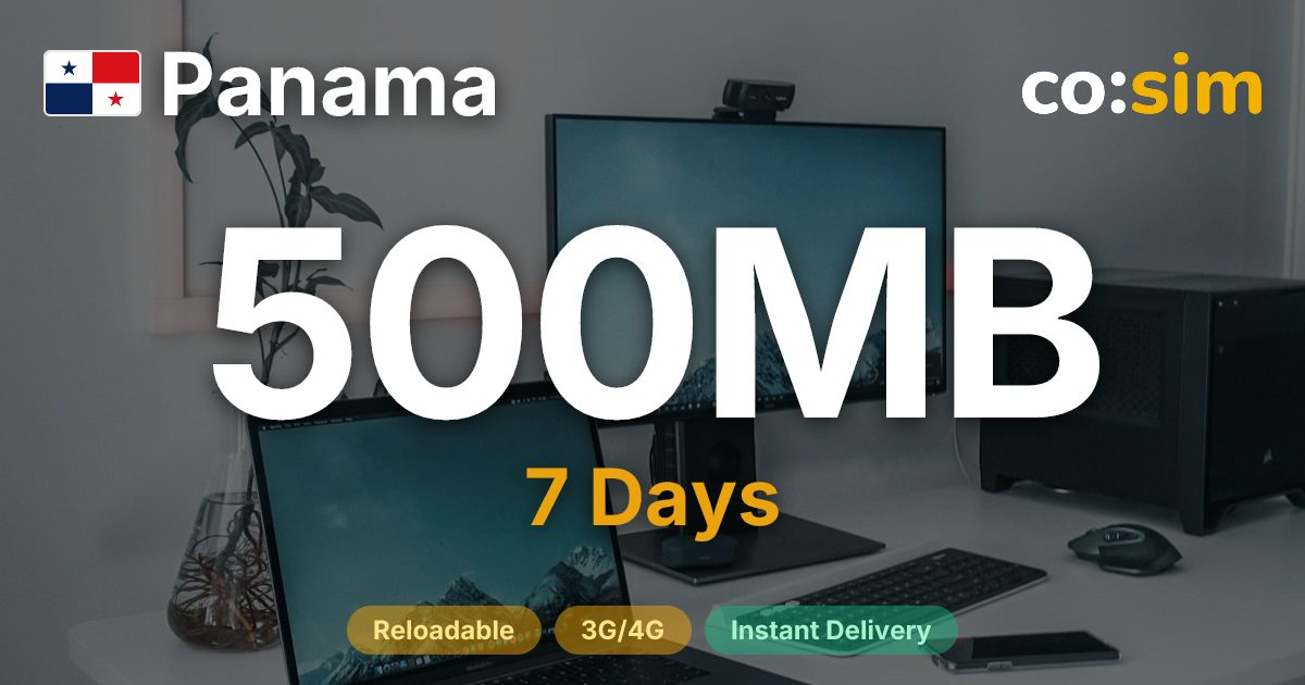 Panamá eSIM — 500MB
