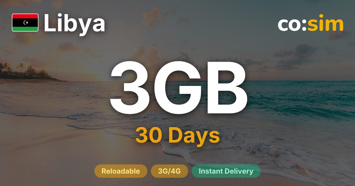 Libya eSIM — 3GB