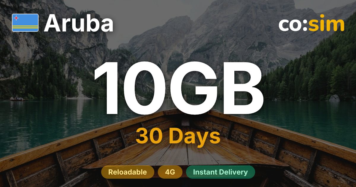 阿鲁巴 eSIM — 10GB