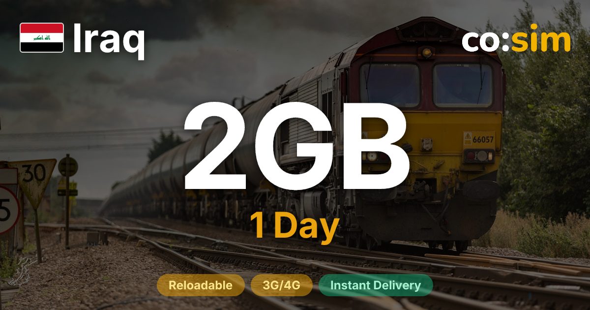 イラク eSIM — 2GB+∞