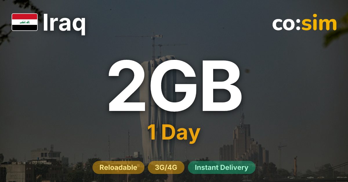 伊拉克 eSIM — 2GB+∞