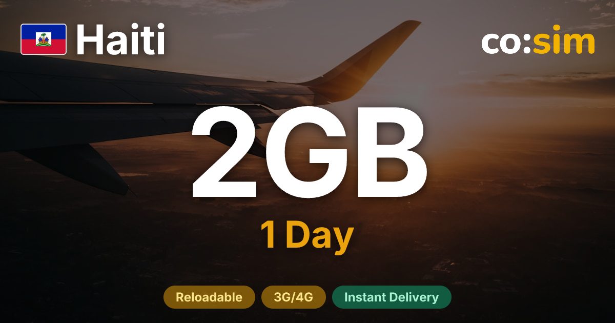 海地 eSIM — 2GB+∞