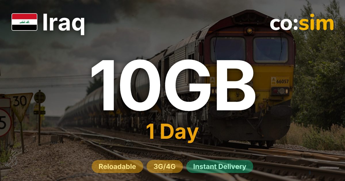 이라크 eSIM — 10GB+∞
