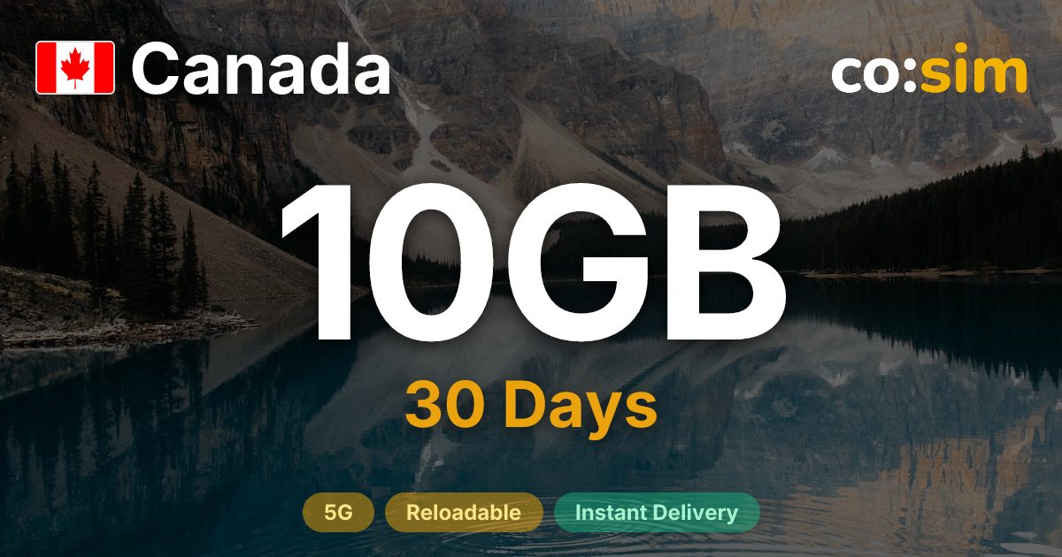 Canada eSIM — 10GB