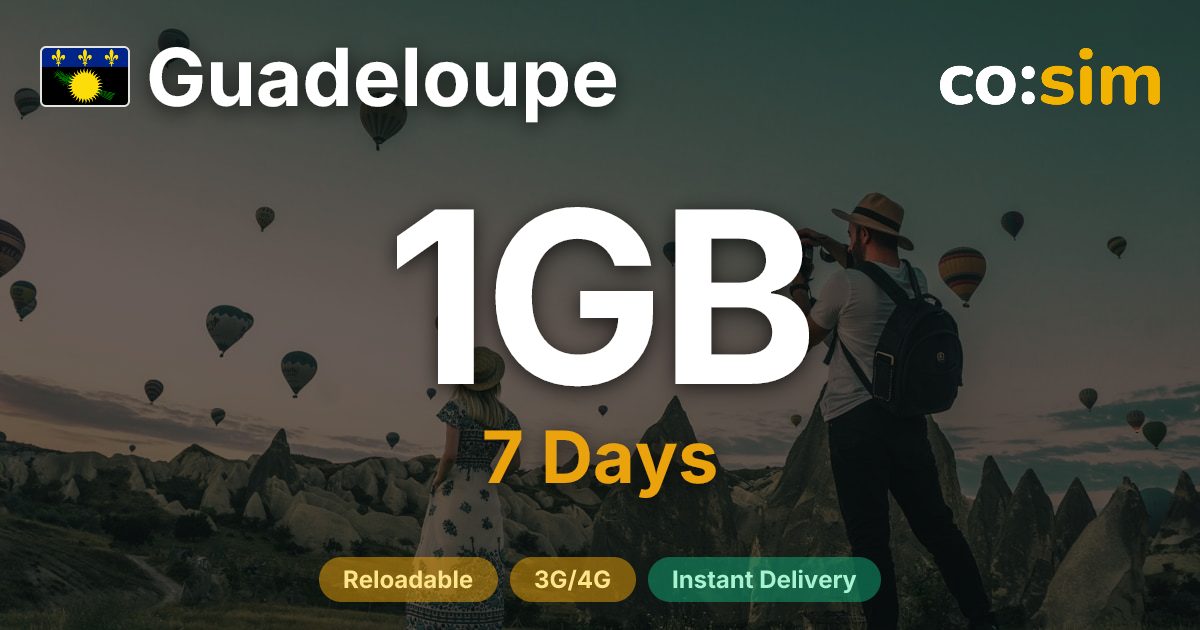 Guadeloupe eSIM — 1GB