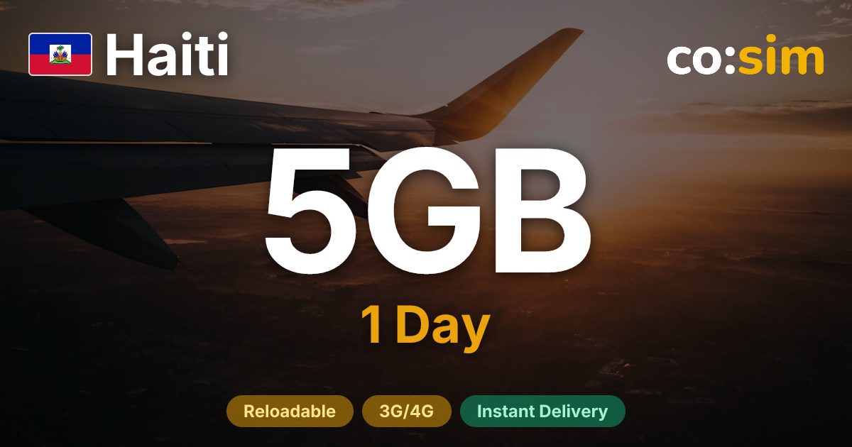 Haiti eSIM — 5GB+∞