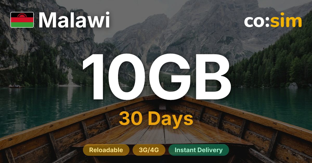 Malawi eSIM — 10GB