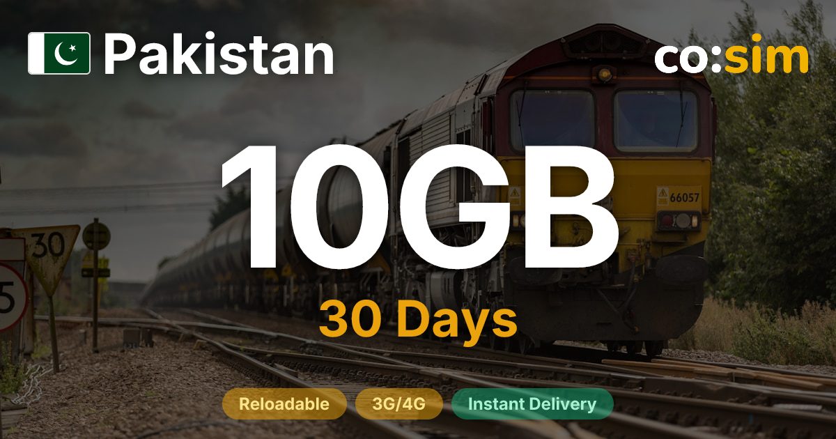 Pakistan eSIM — 10GB