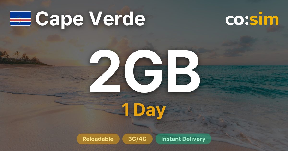 Cape Verde eSIM — 2GB+∞