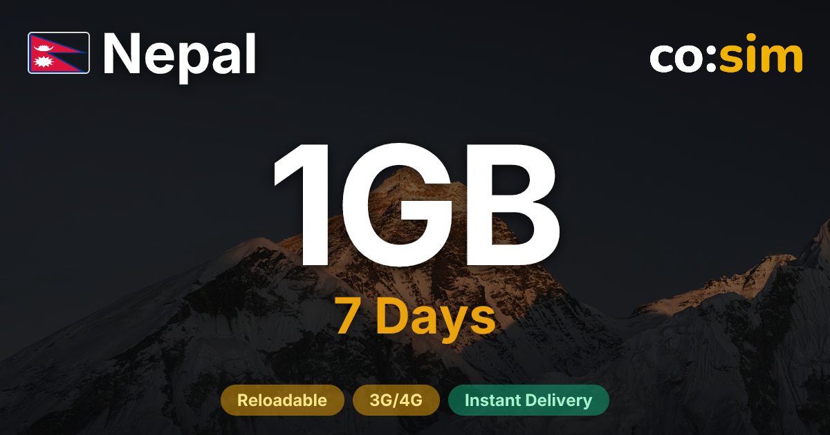 Nepal eSIM — 1GB