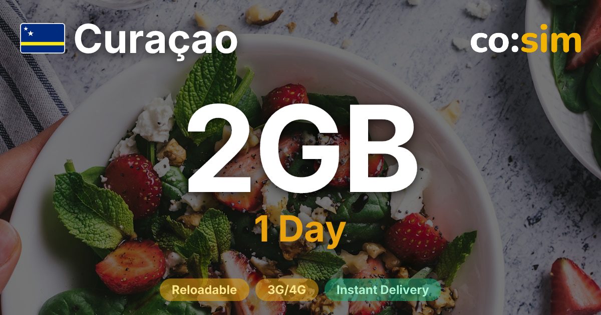 Curaçao eSIM — 2GB+∞