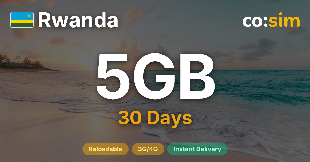 Rwanda eSIM — 5GB