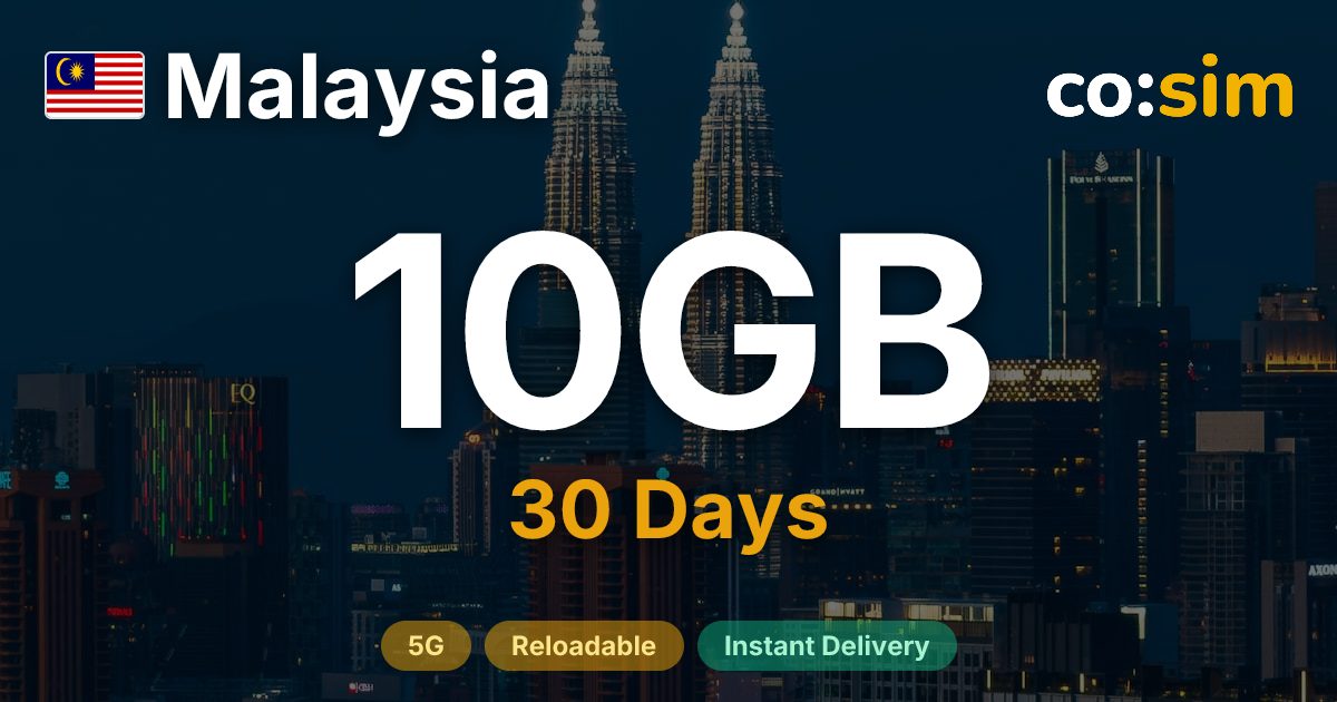 Malaysia eSIM — 10GB