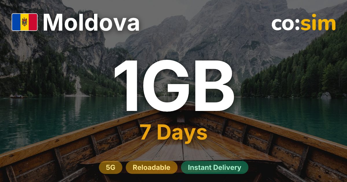 Moldova eSIM — 1GB