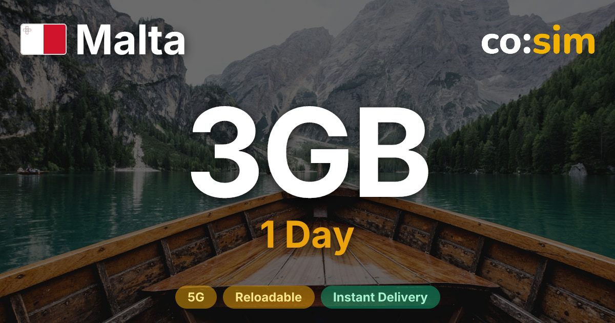 Malte eSIM — 3GB+∞