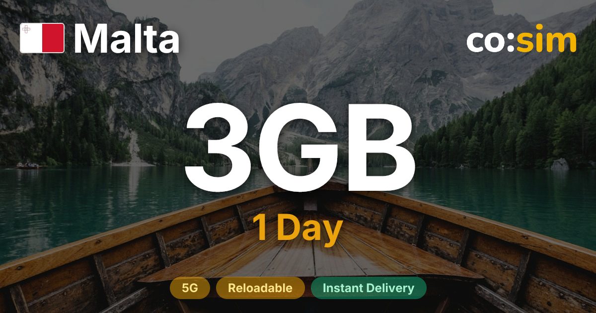 Malta eSIM — 3GB+∞