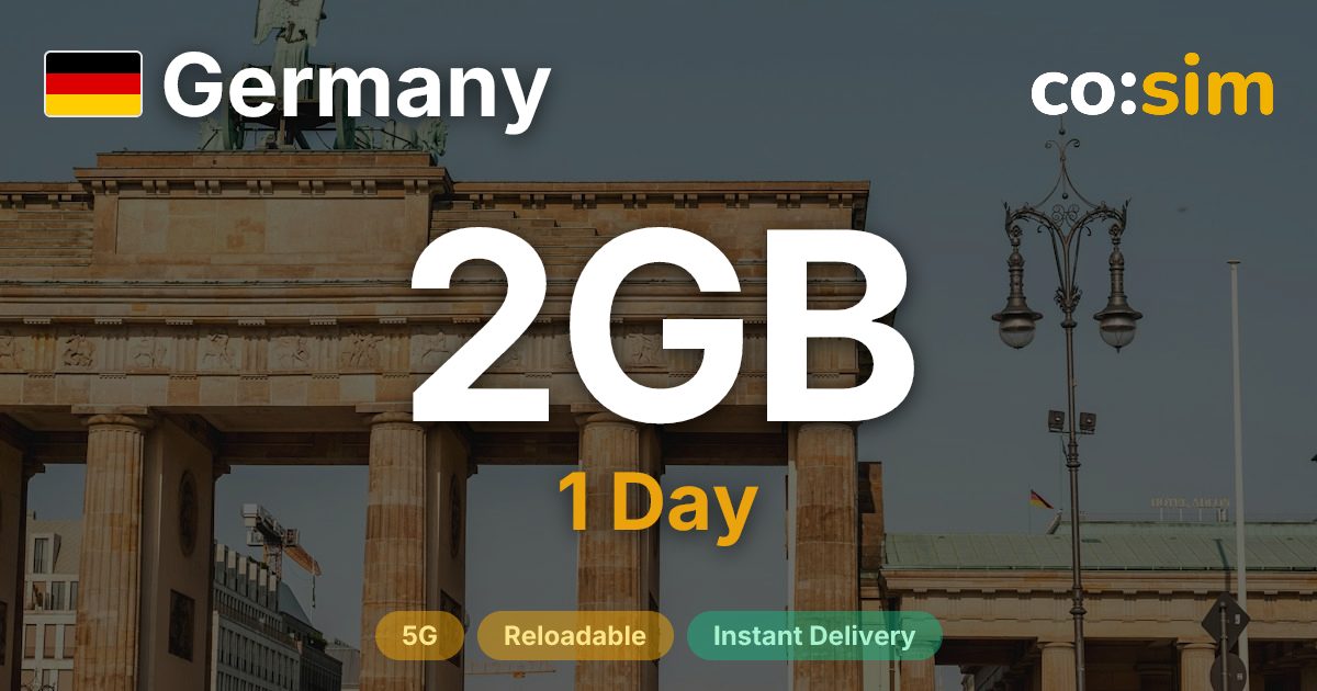 Alemania eSIM — 2GB+∞