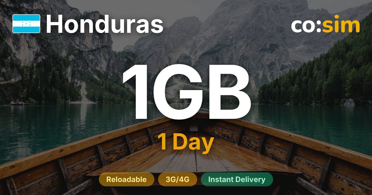 Honduras eSIM — 1GB+∞