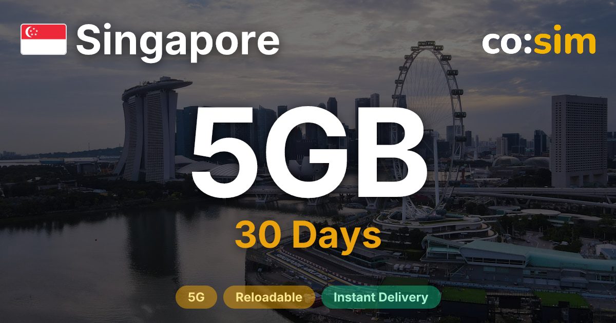 Singapore eSIM — 5GB