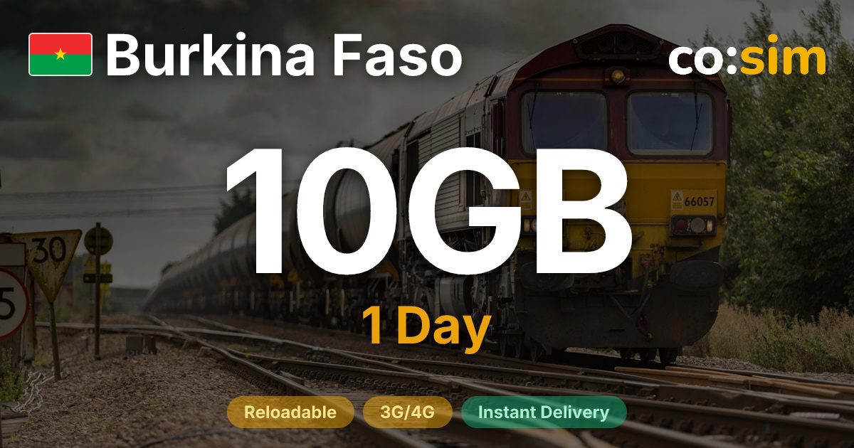 Burkina Faso eSIM — 10GB+∞