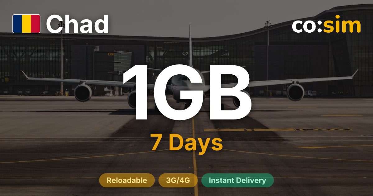 Chad eSIM — 1GB