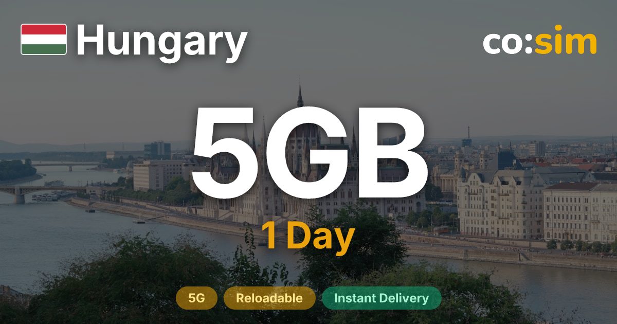 Hongrie eSIM — 5GB+∞