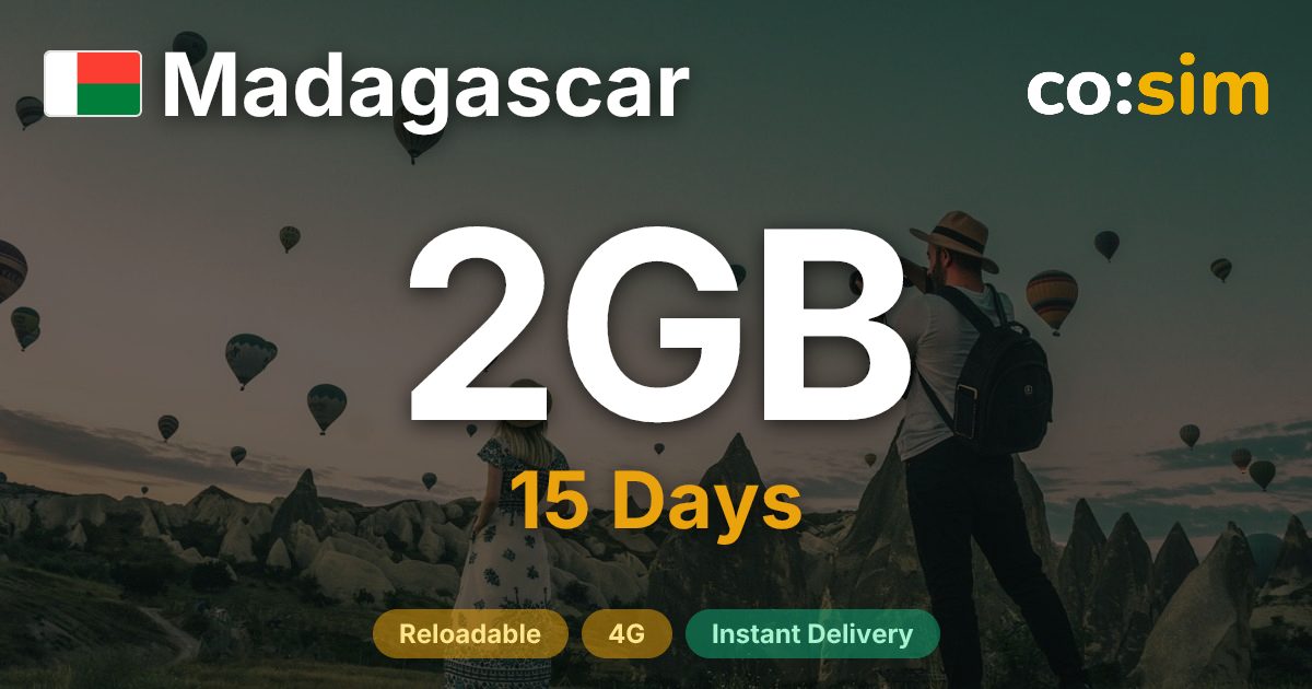 Madagaskar eSIM — 2GB