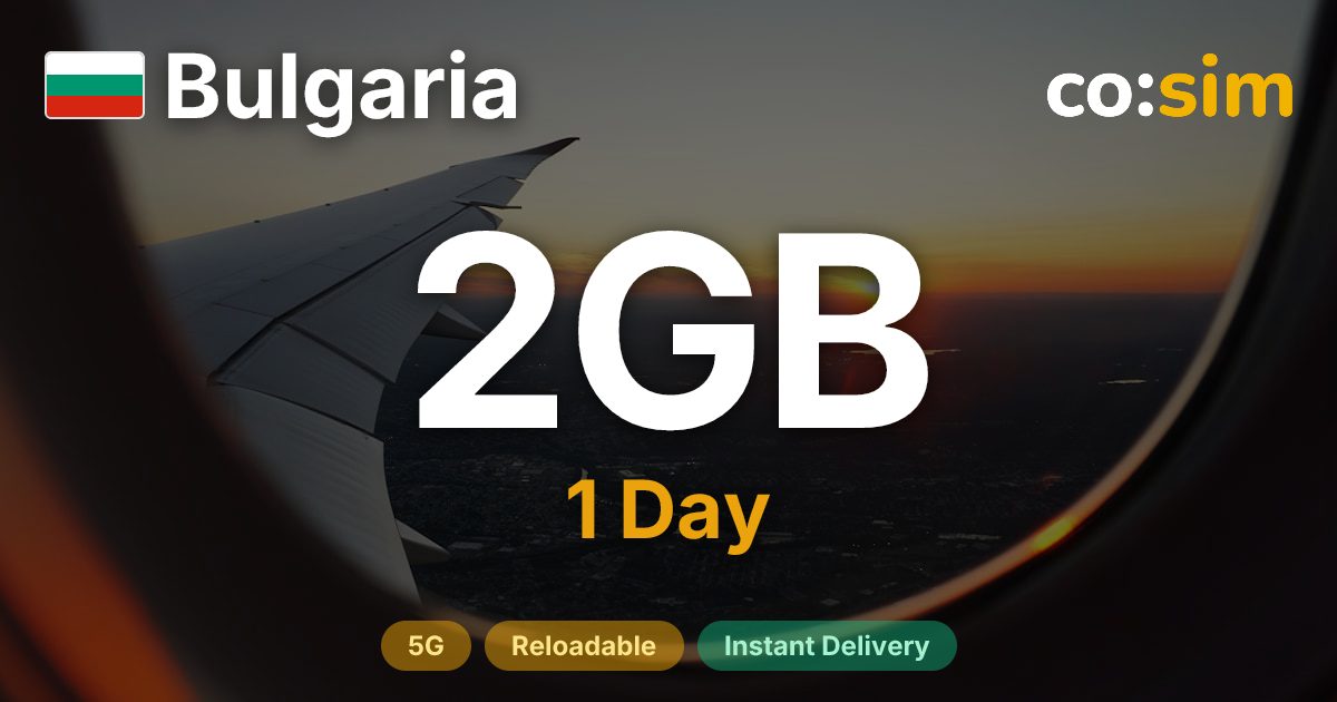 Bulgarie eSIM — 2GB+∞