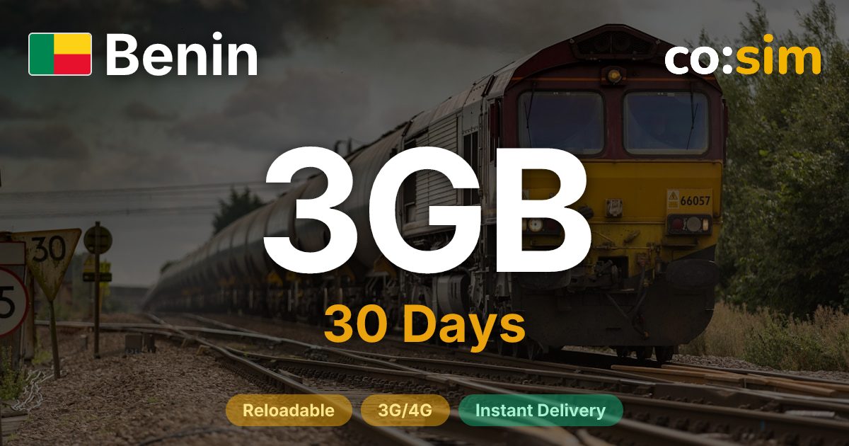 Benin eSIM — 3GB