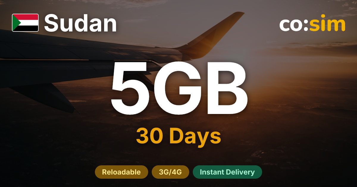 Sudan eSIM — 5GB