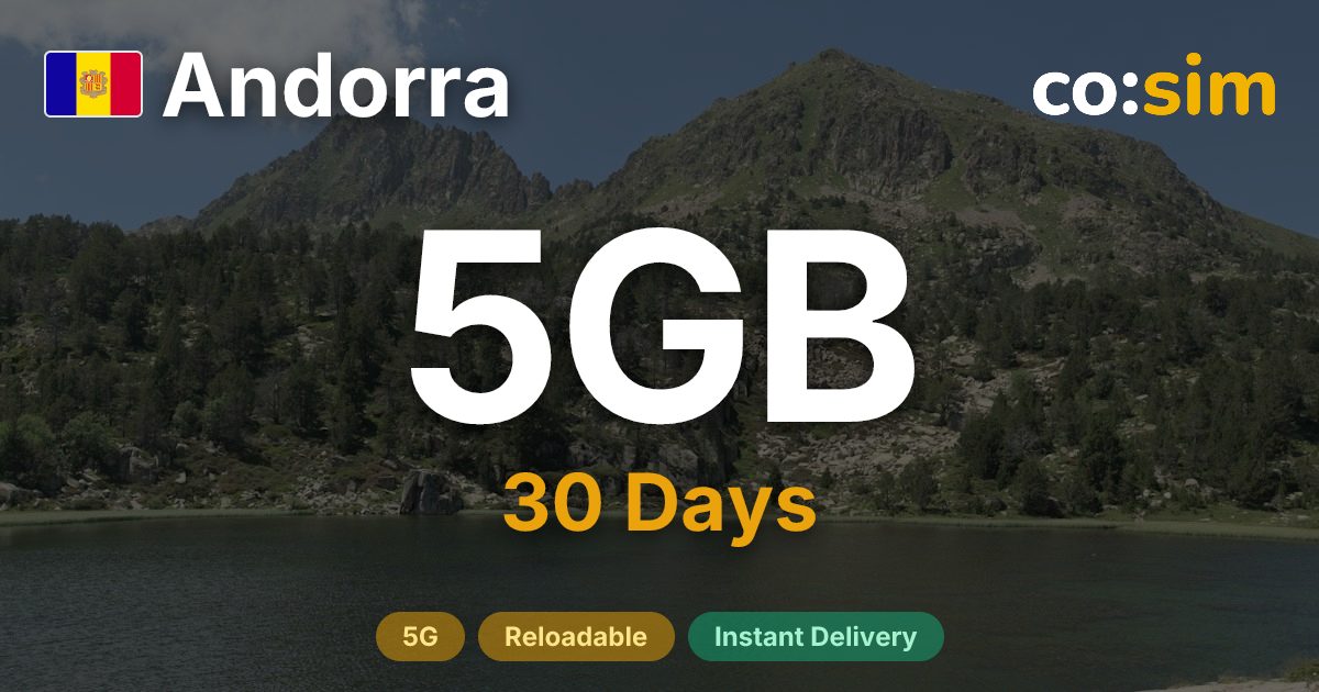 Andorra eSIM — 5GB