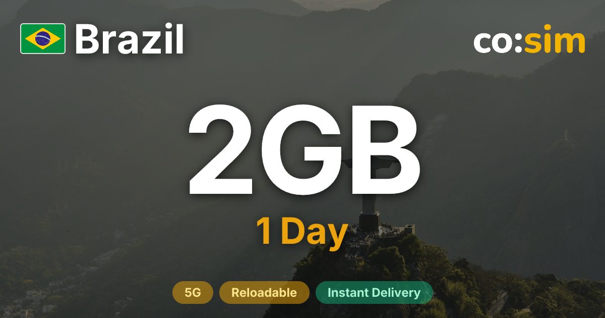 Brazil eSIM — 2GB+∞